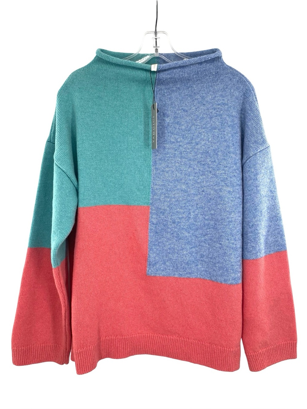 Yargici Wool Colorblock Colorful Knit Sweater New Size XL
